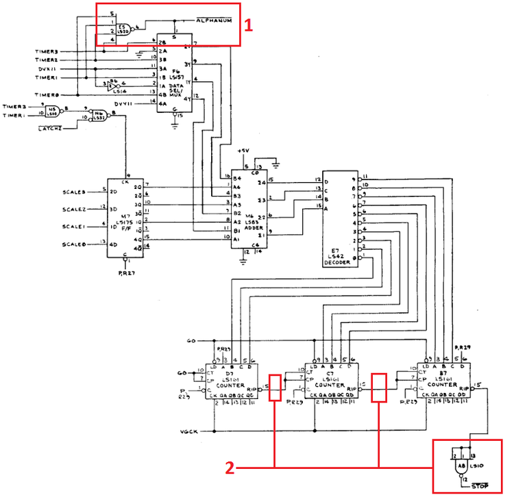 Vector Timer Schematic