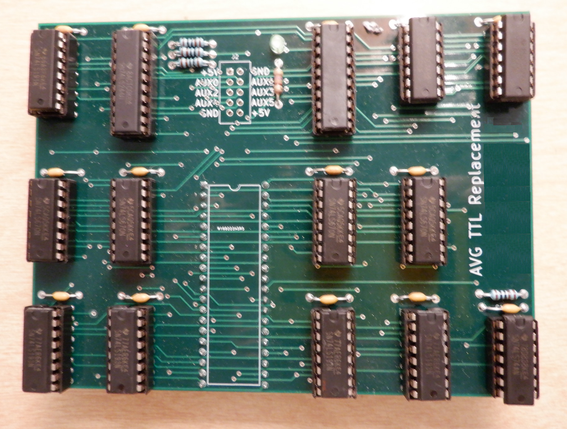 AVG TTL PCB Top View