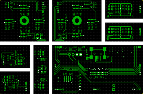 Game Controller PCB Bottom Layer