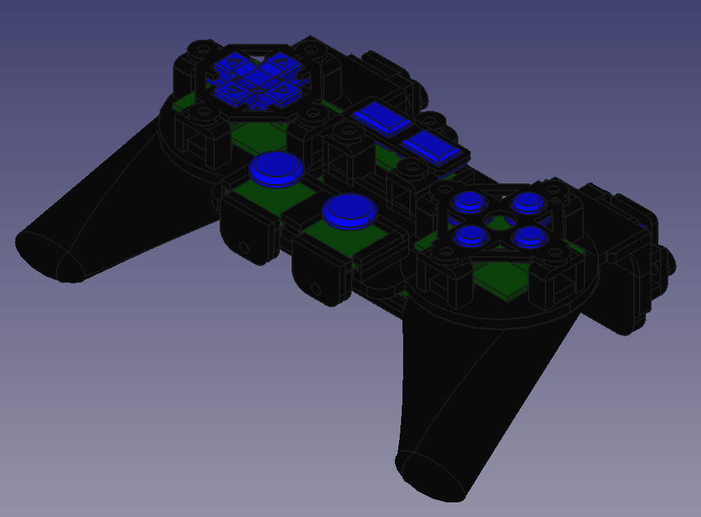 Game Controller CAD Image