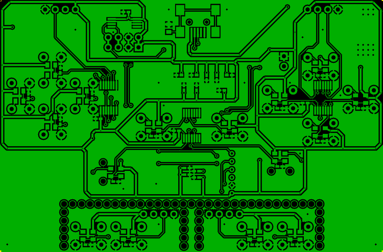Old Controller PCB Bottom Layer