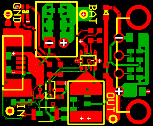 Charger PCB Top, Bottom and Silkscreen Layers