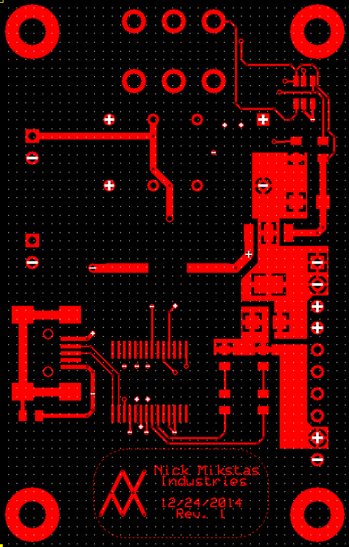 LCD Power PCB Top Layer