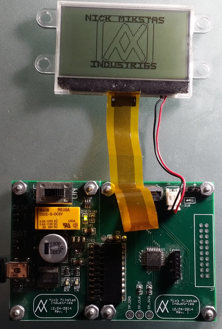 LCD Demo Assembled and Running