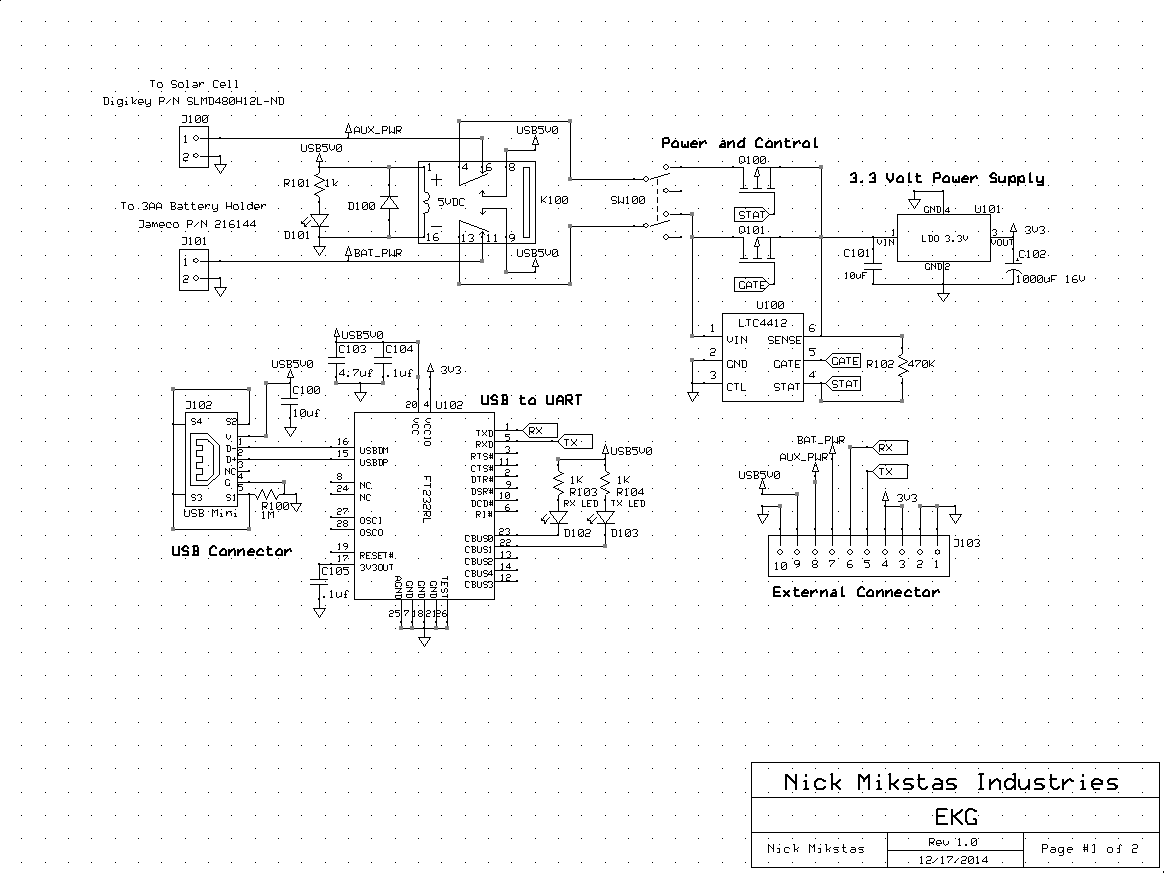 LCD Demo Schematic Sheet 1