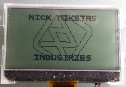 LCD Graphic Rotating About Z Axis
