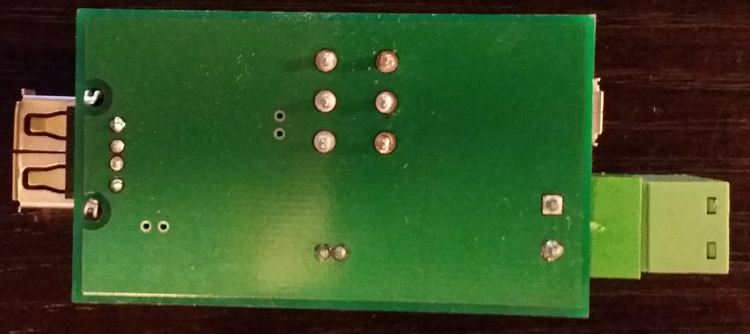Eagle Phone Charger PCB Bottom