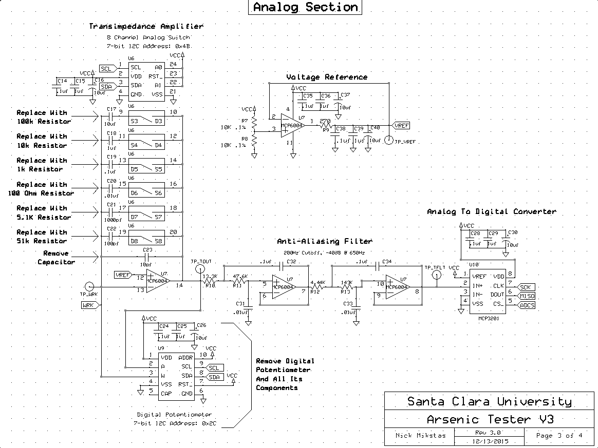 Potentiostat Schematic Page 3